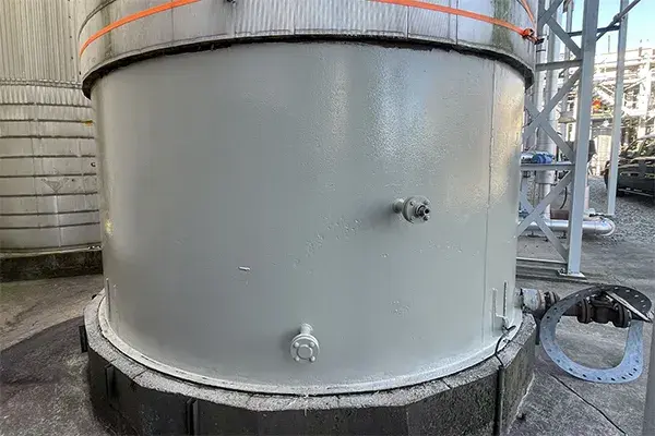 tank base corrosion rehab protective coating applied to bottom area
