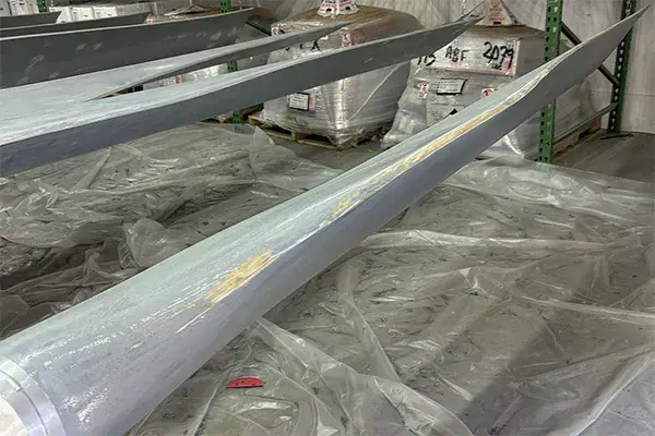 cooling tower fan blade leading edge erosion