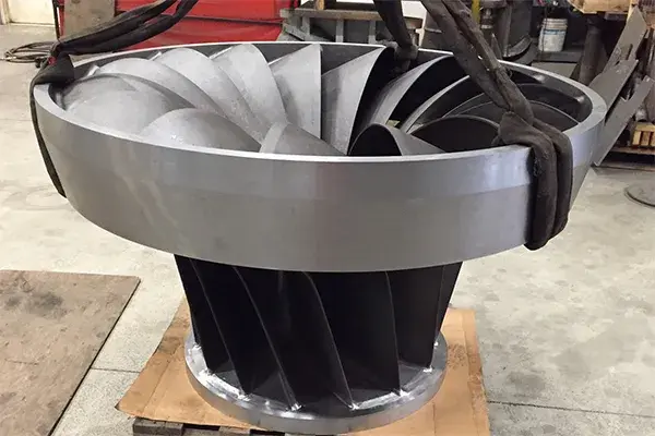 new hydro turbine ready for efficiency coating