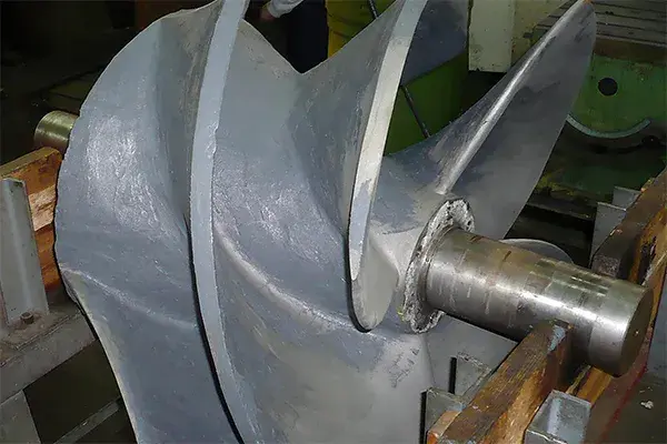 pump impeller metal loass epoxy patch repair