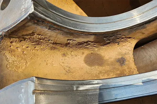 split case drinking water pump volute erosion detail