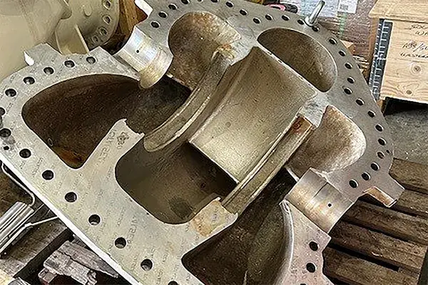 split case water pump awaiting refurbishment