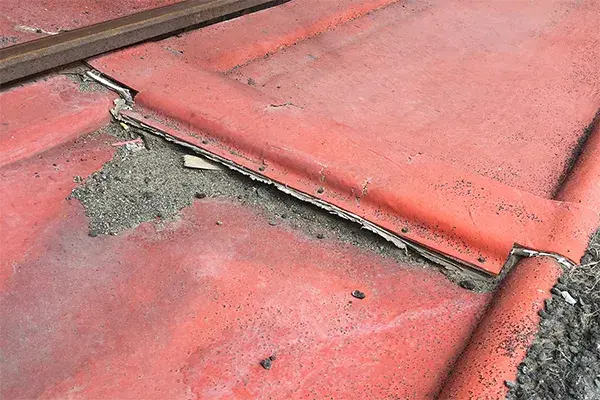 railroad chemical transfer area damage