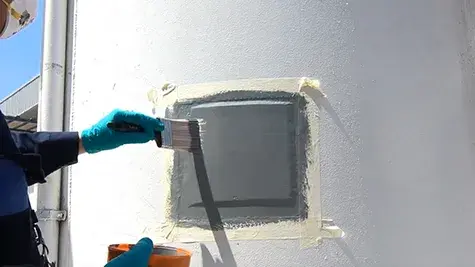 belzona composite patch tank repair demo video preview