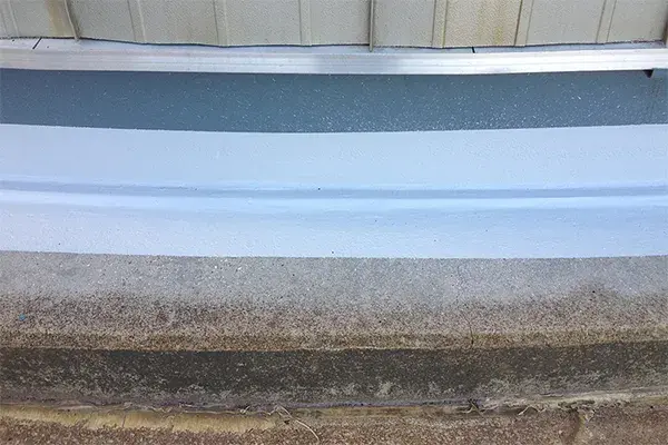 tank base corrosion under insulation damage repaired and protective coated
