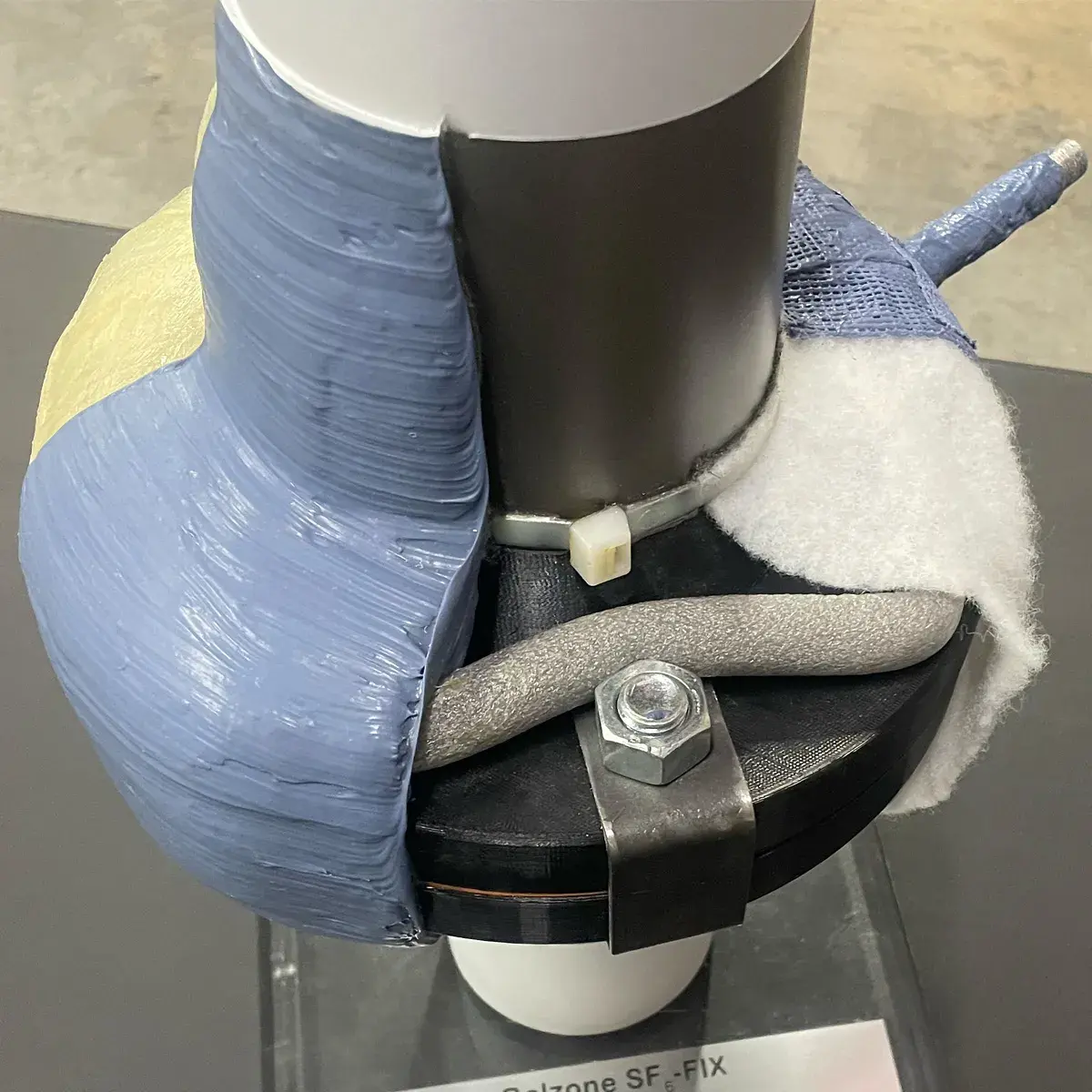sf6 gas leak repair cut away example
